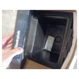 SentrySafe Black Fireproof Document Box with Key Lock, Safe Secures Files and Documents for Home or Office, 0.61 Cubic Feet, 13.6 x 15.3 x 12.1 inches, 1170