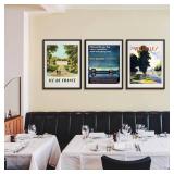 upsimples 18x24 Picture Frame, Display Pictures 16x20 with Mat or 18 x 24 Without, Wall Hanging Poster Frames, Black, 1 Pack