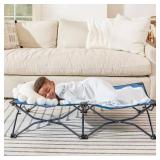 Regalo My CotÂ® Portable Toddler Bed, Royal Blue, 48x24x9 Inch (Pack of 1)