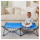 Regalo My CotÂ® Portable Toddler Bed, Royal Blue, 48x24x9 Inch (Pack of 1)