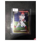 2024 Topps Chrome Xavier Worthy Kansas City Chiefs Rookie Card