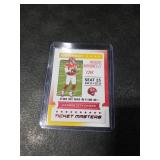 2020 Panini Rookies & Stars Football Patrick Mahomes Kansas City Chiefs Football Card