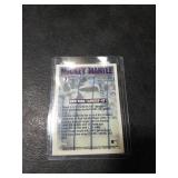 1996 Topps Mickey Mantle New York Yankees Baseball Card