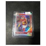2024 Panini Donruss Optic Football Silver Prizm Isiah Pacheco Kansas City Chiefs Card