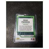 2024 Panini Donruss Optic Football Silver Prizm Isiah Pacheco Kansas City Chiefs Card