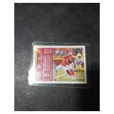 2022 Panini Contenders Football Patrick Mahomes Kansas City Chiefs Card