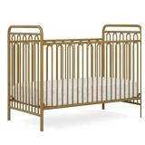 Delta Children Darcy 4-in-1 Convertible Metal Crib - Melted Bronze - Retail: $230