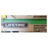 Lifetime Outdoor Storage Shed - Sold As Is - 2-Box Set - Retail: $75