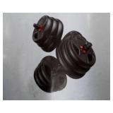 New Fitplay Adjustable Dumbbell Set - Retail: $89