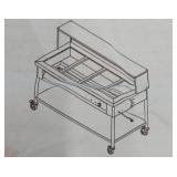 Commercial Electric Steam Table Food Warmer with Parts - Retail: $299