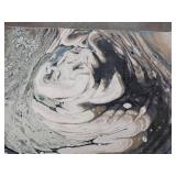 Abstract Marble Effect Canvas Art 9f 7\"x 6f 4\" - Retail: $125