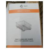 17.7 in. x 11.5 in. Single Sliding Drawer 2-pack  - Retail: $51