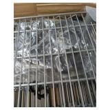 TRINITY 5-Tier Outdoor Commercial Wire Shelving Rack w/Wheels  48x18x72 - Gray *Slightly Bent (see photos)  - Retail: $540