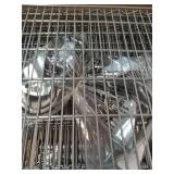 TRINITY 5-Tier Outdoor Commercial Wire Shelving Rack w/Wheels  48x18x72 - Gray *Slightly Bent (see photos)  - Retail: $540