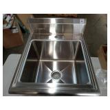 Trinity Commercial Stainless Steel Utility Sink with Pull-Down Faucet - Retail: $599