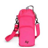 Lug insulated crossbody water bottle bag huggie SE - magenta - Retail: $25