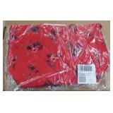 Lug Medium Tote with Trolley Sleeve - Skyline Bouquet Red - Retail: $25
