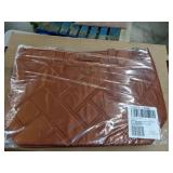 Lug medium tote with trolley sleeve - skylines- copper brown - Retail: $25