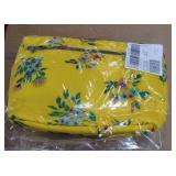 Lug RFID medium crossbody w/multi-strap &charm - flare 2 - bouquet yellow,  initial O - Retail: $25