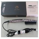 Calista TrianglPro Heated Detailer Brush - Snake Print - Retail: $89