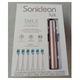 Soniclean Lux Electric Toothbrush Set with 6 Brush Heads - Retail: $89