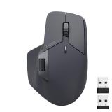 Rapoo MT760 Multi-Device Wireless Mouse, Bluetooth 5.0 and 2.4G Multi-Mode Connection, Up to 4 Devices, 11 Programmable Buttons, 4K DPI, 90 Days Battery Life, PC, Matte Black