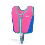 OMYAFL Toddler Swim Vest Kids Floaties Boys Girls Swim Float Jacket Buoyancy Swimwear (Pink/Blue, Large(4-6yrs/45-60lbs))