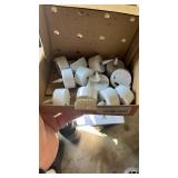 Eywamage White LED Tealights with Remote Batteries, Flickering Flameless Tea Lights Electric Votive Candles Set of 12
