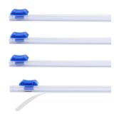 PATIKIL 4pcs Plastic Wrap Cutter, 13in Plastic Wrap Slide Cutter Self Adhesive Installation Replacement for Aluminum Foil Wax Paper Parchment Paper Wrap Dispenser, Blue