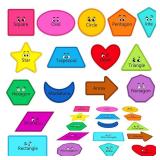 Feifeiya 30 Pcs Shape Floor Clings for Kids Classroom Wall Decal Hopscotch Game Decals Multicolor Shape Floor Stickers for Educational Learning Activities Preschool Kindergarten Bedroom