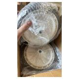Fourtry 119-0311 Front Wheels for Toro 22\" Recycler Mower, 137-4832 Drive Wheels Compatible with Toro 20330 20331 20339 20371 Self Propelled Mower FWD 22\", 2 Pack, White