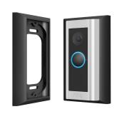Ring Doorbell Mount - Hidden River Lab genuine Wall plate for Ring Wired Doorbell PRO (formerly Ring PRO2) - Premium adapter plate - Black