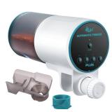 AQQA Automatic Fish Feeder for Aquarium - Auto Fish Food Dispenser with 8/12/24/48H Timer, 230ml Large Capacity Vacation Tank Feeder for Turtle Betta Goldfish, Feeding Port Automatic Alignment