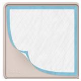 Pee Pad Tray Holder for Dogs - Fits Up to 22 x 22 in. Square Potty Training Pads No Spill Raised Lip High Edge Silicone Mat, Extra Thick and Non-Slip for Indoor Floor Protection (Small, Beige) | eenk