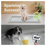 Pee Pad Tray Holder for Dogs - Fits Up to 22 x 22 in. Square Potty Training Pads No Spill Raised Lip High Edge Silicone Mat, Extra Thick and Non-Slip for Indoor Floor Protection (Small, Beige) | eenk