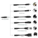 SGS Certified 42V 2A Universal Scooter Charger with 7 Connections, 7 in 1 Compatible with Jetson Bike Electric Scooter, Electric Scooter Charger for 36V 10S Li-ion Battery.