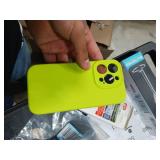 Vooii Compatible with iPhone 16 Pro Case, Liquid Silicone Upgrade [Camera Protection] [Soft Anti-Scratch Microfiber Lining] Shockproof Phone Case for iPhone 16 Pro 6.3 inch - Fluorescent Green
