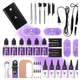 V Light Hair Extension Kit, V Light Hair extension machine *1, V light remover machine * 1, V Light glue 20ml * 6, V Light glue remover 20ml * 6 (Black machine set)