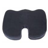 Deluxe Comfort Coccyx Orthopedic Memory Foam â Sciatica Relief â Tailbone Support â Great For Car Or Office â Seat Cushion, Dark Blue