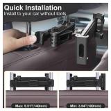 Kairiyard Tablet Holder for Car, 3 in 1 Extension Arm Adjustable Car Headrest Tablet Holder Road Trip Essentials Back Seat Tablets Cars Mount Compatible with iPad Pro, Air, Mini, 4.7-11\" Devices
