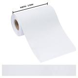 WADILE 32.8ft White Wood Grain Wallpaper Border Mirror Frame Removable Waterproof, Peel and Stick Wall Paper Border Decor Self Adhesive, Kitchen Bathroom Sticker
