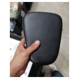 OSAN Universal Motorcycle Synthetic Leather Rear Sissy Bar Backrest Cushion Pad - Black