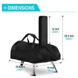 Pizza Oven Cover for BIG HORN and aidpiza 12,TwoPone Waterproof Pizza Oven Accessories Carry Cover for Outdoor