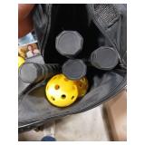 DULCE DOM Pickleball Paddles Set of 2/4 - USAPA Approved, Fiberglass/Carbon Fiber Pickleball Racket with 4 Indoor Outdoor Pickleball Balls and Pickleball Bag, Ideal Pickleball Training Equipment