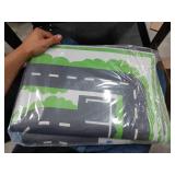 Kids Rug Play Mat Great for Playing with Cars and Toys,Educational Kid Road and Traffic City Life Carpet,Children Baby Fun Throw Rug for Bedroom Play Room,31X47Inch/80X120CM