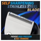 Beard Trimmer, 20 Piece Mens Grooming Kit and Hair Clipper, Electric Razor for Man Suitable for Beard, Face, Nose, Hair Trimmer, Black