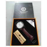 APPEARS NEW - Mens Watch Cigarette Electric Lighter with USB Rechargeable Quartz Wristwatch