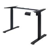 AbleHope Electric Height Adjustable Standing Desk Frame Sit Stand Desk Base with Memory Controller Ergonomic Standing Computer Table Legs Up to 45.28 for Home and Office (White-Expandable)  - Retail: 