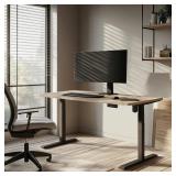 AbleHope Electric Height Adjustable Standing Desk Frame Sit Stand Desk Base with Memory Controller Ergonomic Standing Computer Table Legs Up to 45.28 for Home and Office (White-Expandable)  - Retail: 