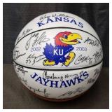 2002-2003 Kansas Jayhawks Team Signed Basketball